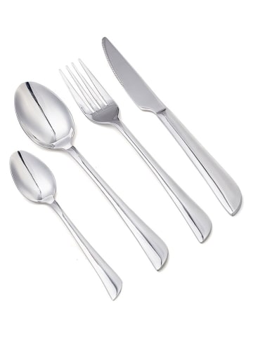 Laguiole 24tlg. Besteckset "Théa" in Silber