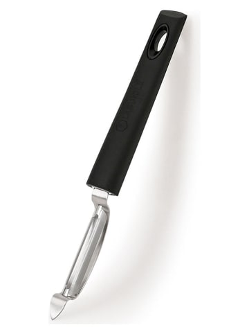 Laguiole Obst & Gemüseschäler "Inoxy" in Silber/ Schwarz - (L)21 cm