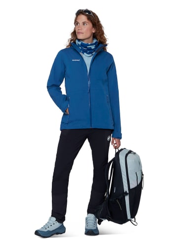 Mammut Kurtka funkcyjna "Linard Guide HS" w kolorze granatowym