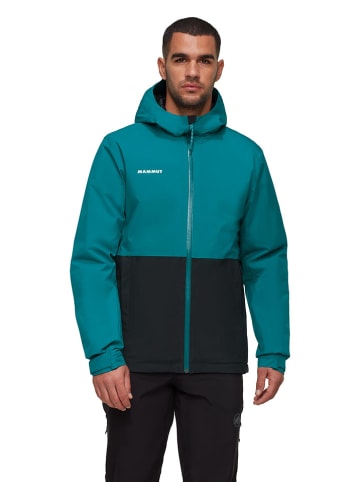 Mammut Kurtka funkcyjna "Linard HS" w kolorze turkusowym