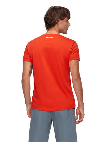 Mammut Koszulka "Massone" w kolorze czerwonym