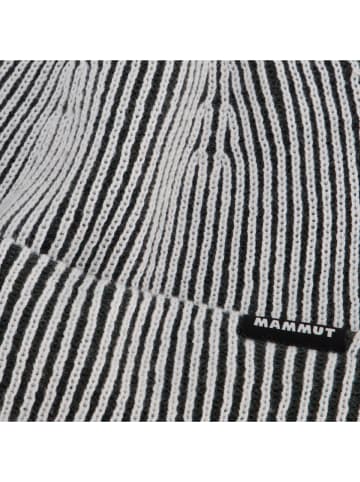 Mammut Beanie in Weiß/ Schwarz