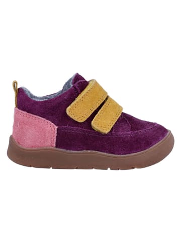 Richter Shoes Leder-Barfußschuhe "Samy" in Rosa/ Lila