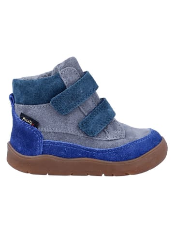 Richter Shoes Skórzane buty barefoot "Samy" w kolorze błękitno-niebieskim