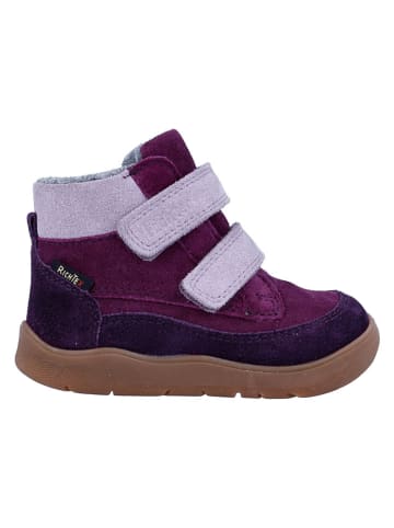 Richter Shoes Leder-Barfußschuhe "Samy" in Lila