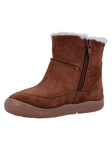 Richter Shoes Leder-Barfußschuhe "Samy" in Hellbraun