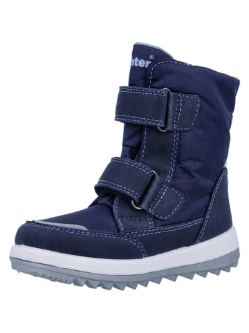 Richter Shoes Kozaki zimowe "Husky 2.0" w kolorze granatowym