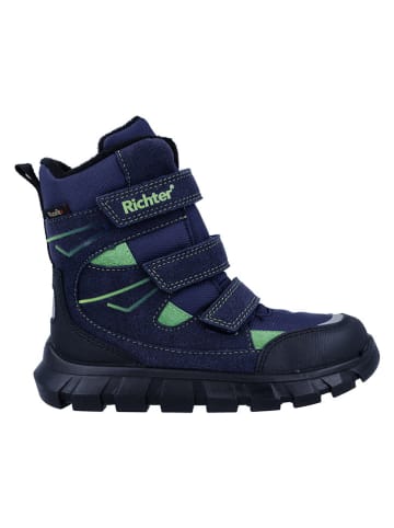 Richter Shoes Kozaki zimowe "Snow 2.0" w kolorze granatowym