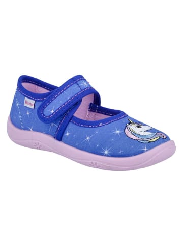 Richter Shoes Hausschuhe "Mia" in Blau