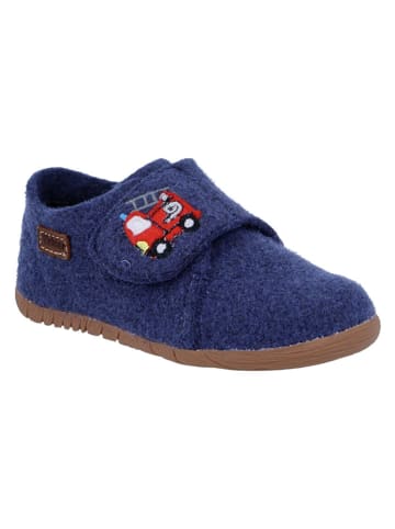 Pantoffels "Filzi" blauw