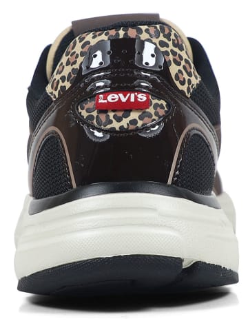 Levi's Kids Sneakersy "Curtis" w kolorze czarno-brązowym