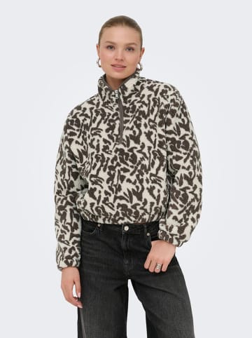 ONLY Fleece trui crème