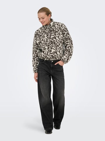 ONLY Fleece trui crème