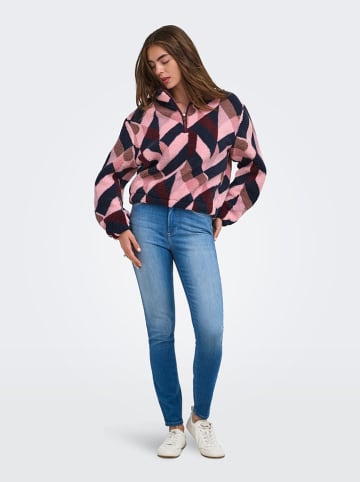 ONLY Fleece trui meerkleurig