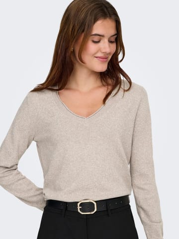 ONLY Sweter w kolorze beżowym