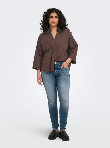ONLY Carmakoma Blouse bruin/Braun