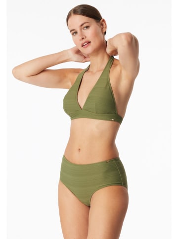 Schiesser Figi bikini w kolorze oliwkowym