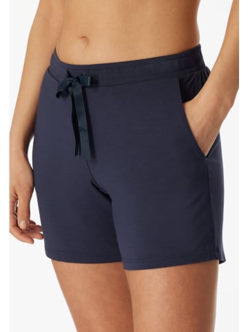 Pyjama-Shorts in Dunkelblau