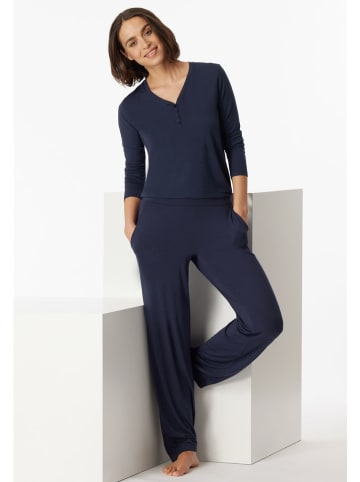Pyjama-Hose in Dunkelblau