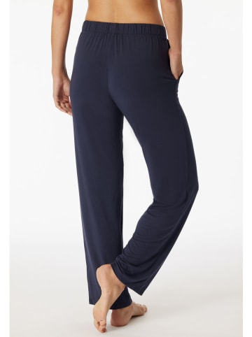 Schiesser Pyjama-Hose in Dunkelblau