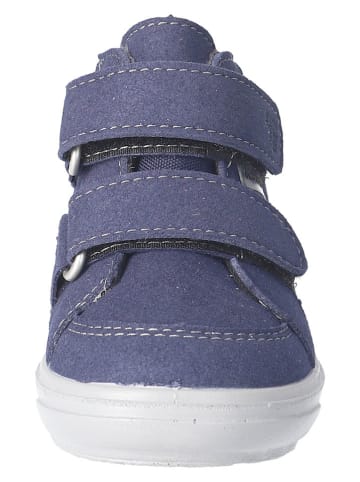PEPINO Leder-Boots in Dunkelblau