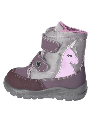 PEPINO Winterstiefel in Lila/ Grau