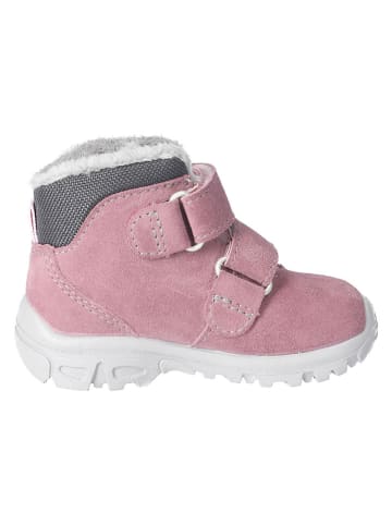 PEPINO Leren boots lichtroze/grijs