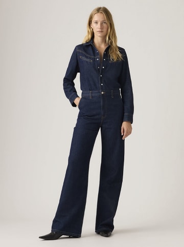 Levi's Kombinezon dżinsowy w kolorze granatowym