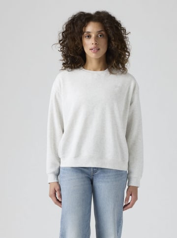 Levi's Sweatshirt in Grau/ Weiß