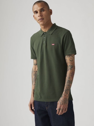 Levi's Koszulka polo w kolorze ciemnozielonym