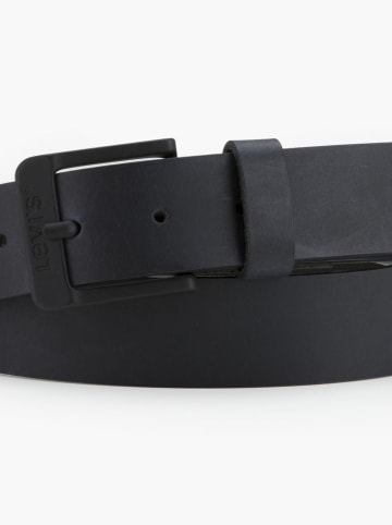 Levi's Skórzany pasek w kolorze czarnym