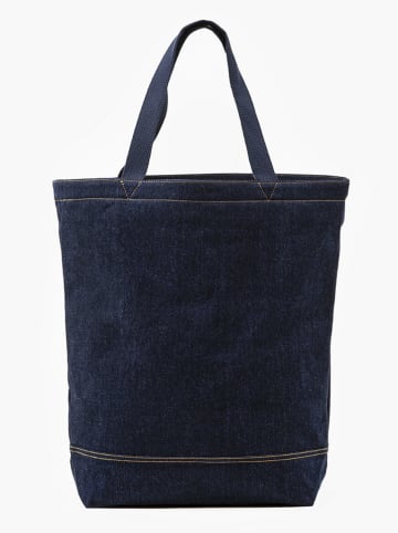 Stofftasche in Dunkelblau - (B)44 x (H)48 x (T)13 cm