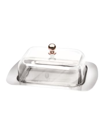 Berlinger Haus Botervloot transparant/roségoudkleurig - (L)18,7 x (B)12,3 cm