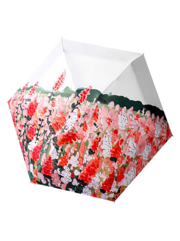 Le Monde du Parapluie Taschenschirm in Weiß/ Rot - Ø 90 cm