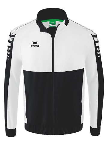 erima Trainingsjacke in Schwarz/ Weiß