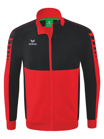 erima Trainingsjacke in Rot/ Schwarz