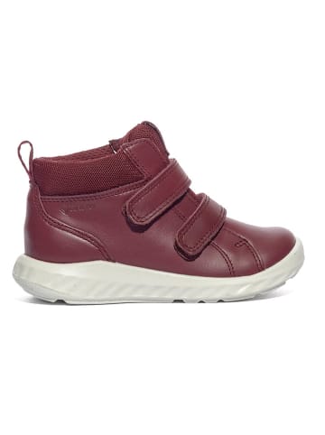 Ecco Leder-Boots in Rot