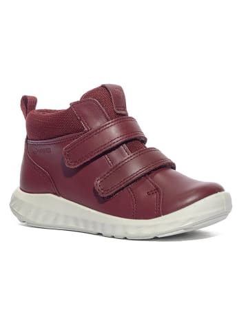 Ecco Leder-Boots in Rot