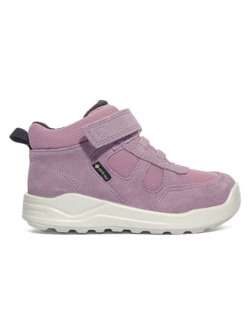 Ecco Leder-Boots in Lila