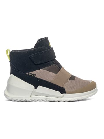Ecco Leren boots beige/zwart