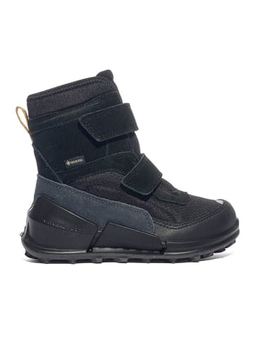 Ecco Leder-Boots in Schwarz