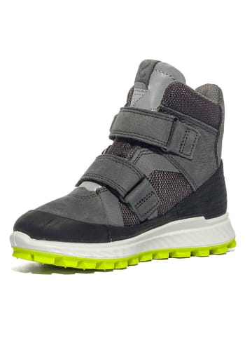 Ecco Leder-Boots in Anthrazit