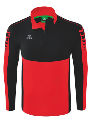 erima Trainingsshirt in Rot/ Schwarz