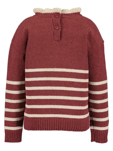 Blue Seven Sweter w kolorze bordowo-beżowym