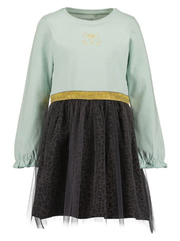 Blue Seven Jurk mintgroen/zwart