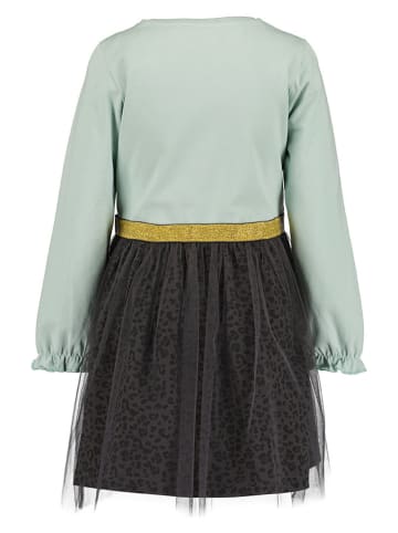Blue Seven Jurk mintgroen/zwart