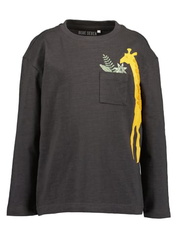 Blue Seven Longsleeve in Anthrazit