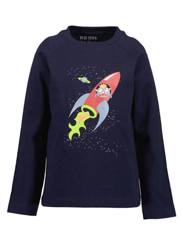 Blue Seven Longsleeve in Dunkelblau