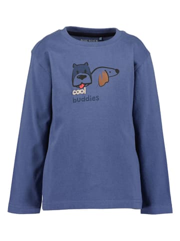 Blue Seven Longsleeve in Blau