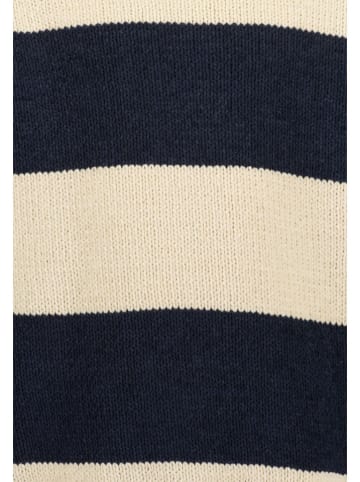 Blue Seven Pullover in Beige/ Dunkelblau